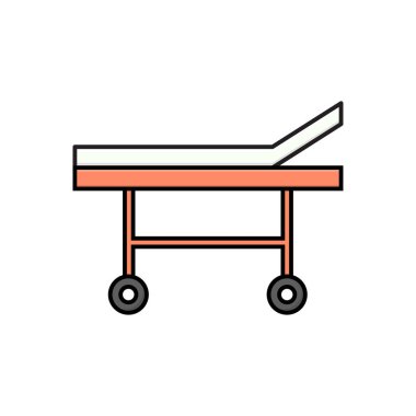 kurtarma vektörü düz renk simgesi