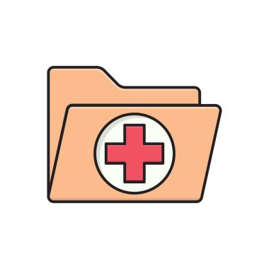 dizin vektörü düz renk simgesi