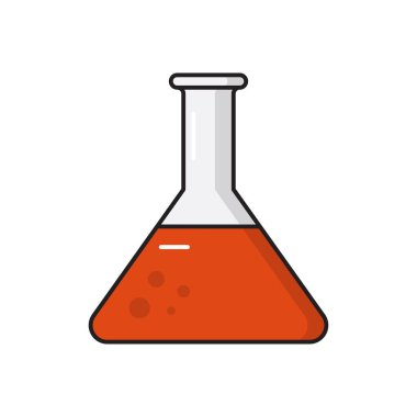 beher vektörü düz renk simgesi