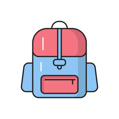 vektör düz renk simgesini taşı 