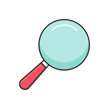 cam vektör düz renk simgesi 