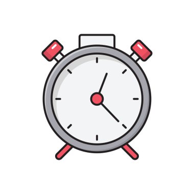 Uyarı vektörü düz renk simgesi 