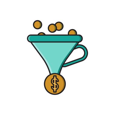 huni vektör düz renk simgesi 