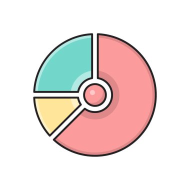 grafik vektörü düz renk simgesi 
