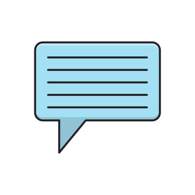 Geri besleme vektörü düz renk simgesi 