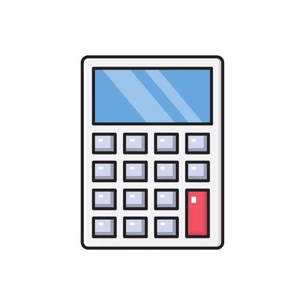 Accounting Vector Flat Color Icon — Stock Vector