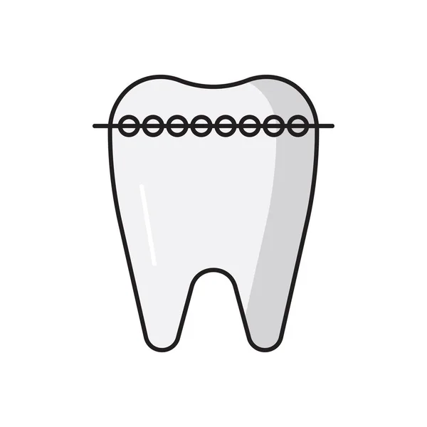 Vecteur Oral Icône Couleur Plate — Image vectorielle