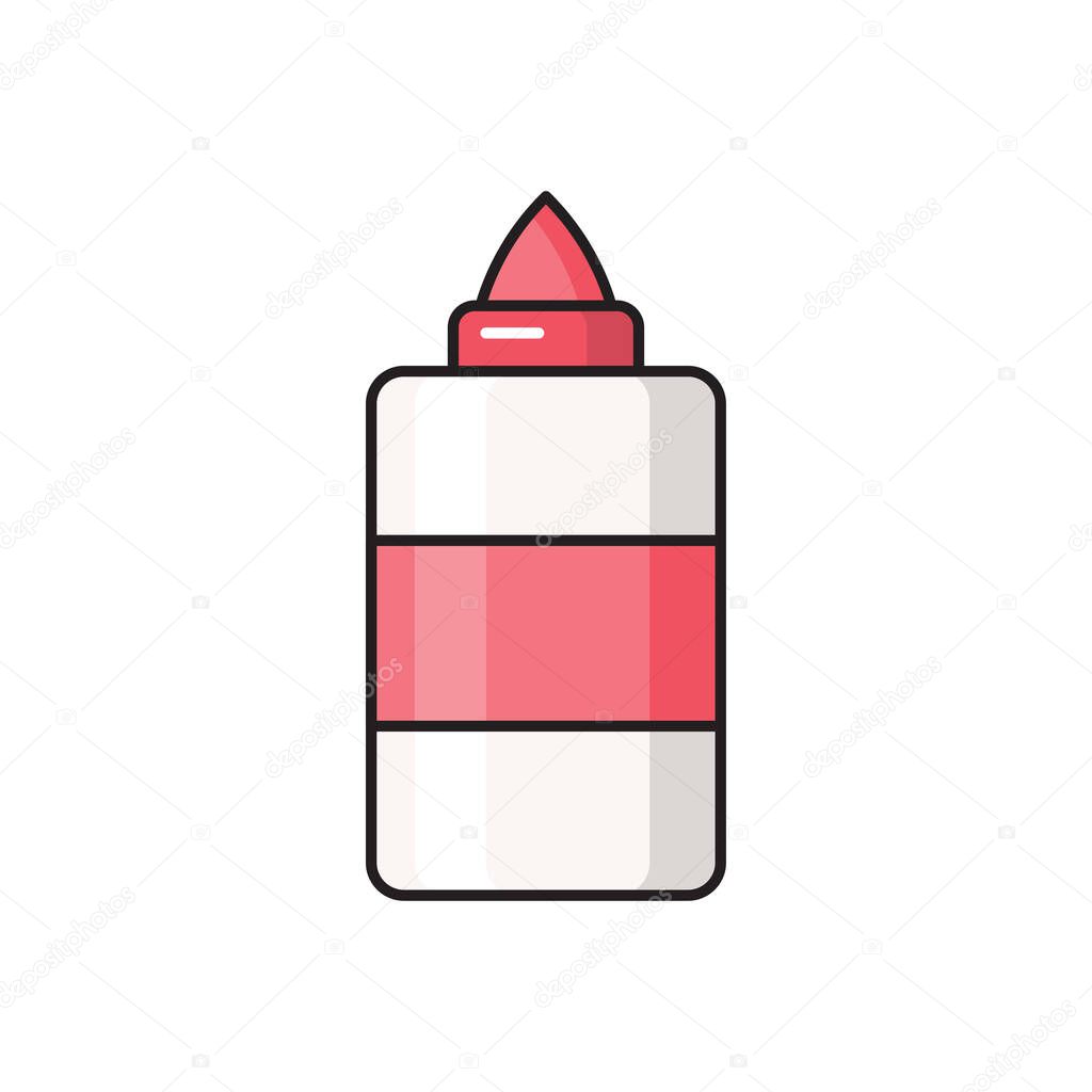 gum vector flat color icon 