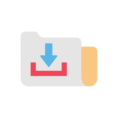 vektör düz renk simgesi indir