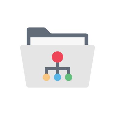 paylaşım vektörü düz renk simgesi