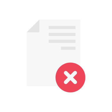 vektör düz renk simgesini sil