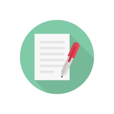 vektör düz renk simgesi oluştur