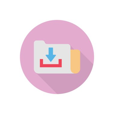 vektör düz renk simgesi indir