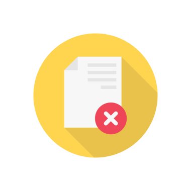 vektör düz renk simgesini sil