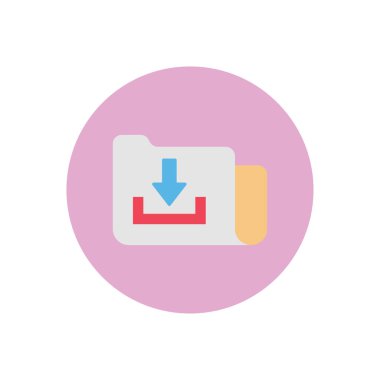 vektör düz renk simgesi indir