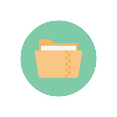 dizin vektörü düz renk simgesi