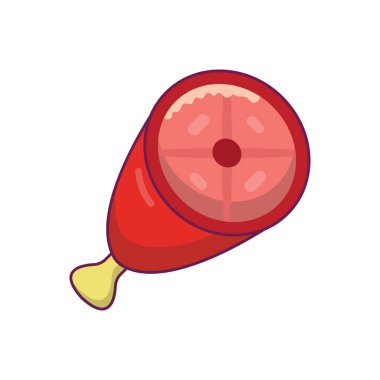 kemik vektörü düz renk simgesi