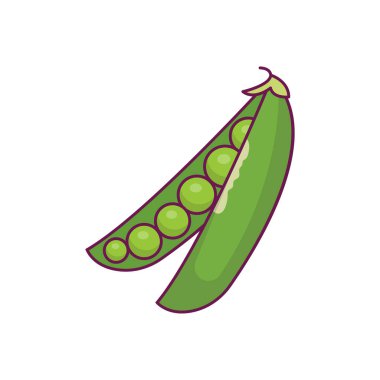 sebze vektörü düz renk simgesi