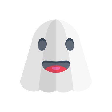 ürkütücü vektör düz renk simgesi