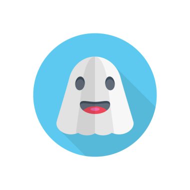 ürkütücü vektör düz renk simgesi