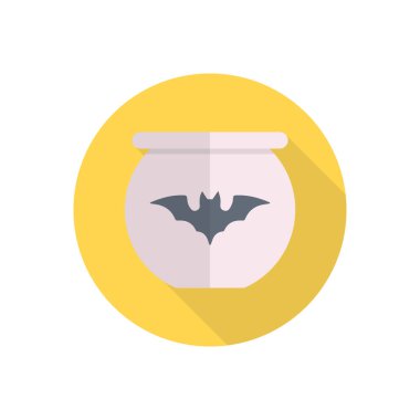 hayvan vektörü düz renk simgesi