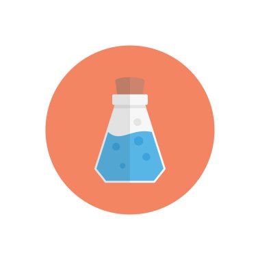 matara vektör düz renk simgesi