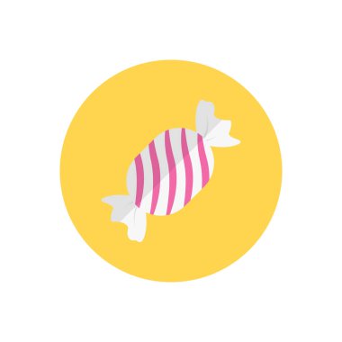 toffee vektör düz renk simgesi