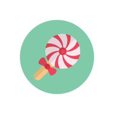 toffee vektör düz renk simgesi