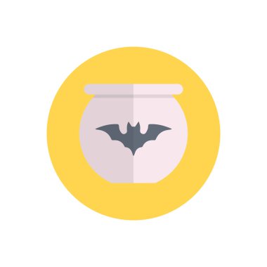 hayvan vektörü düz renk simgesi