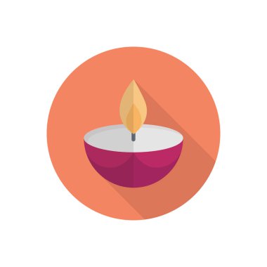 lamba vektörü düz renk simgesi