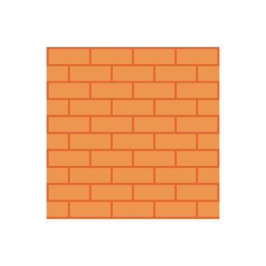 tuğla vektör düz renk simgesi