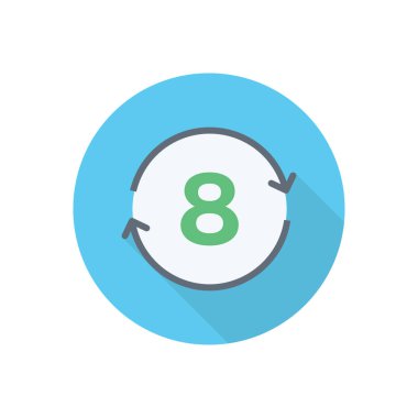 Çalışma vektörü düz renk simgesi