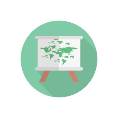 tahta vektörü düz renk simgesi