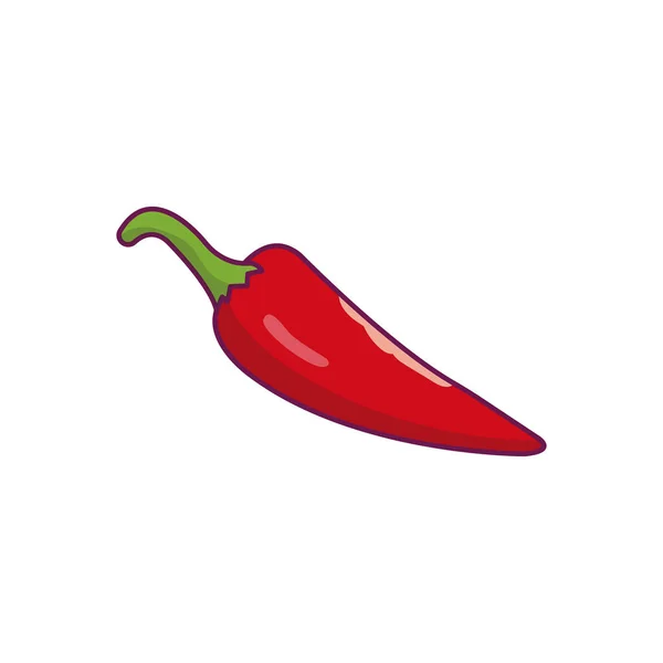 Pepper Vector Flat Color Icon — Stock Vector