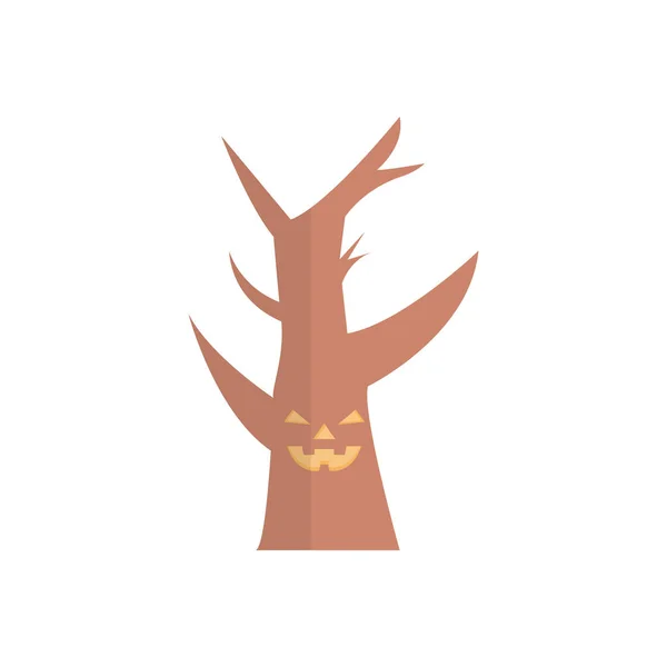 Halloween Vector Icono Color Plano — Vector de stock