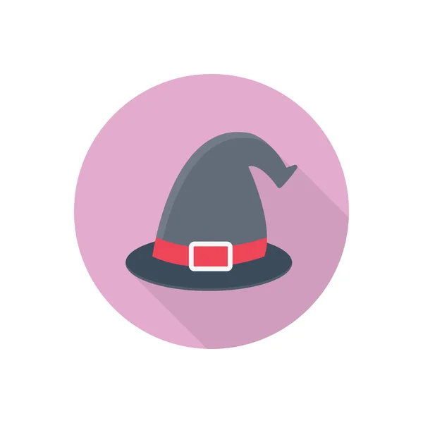 Sombrero Vector Icono Color Plano — Vector de stock