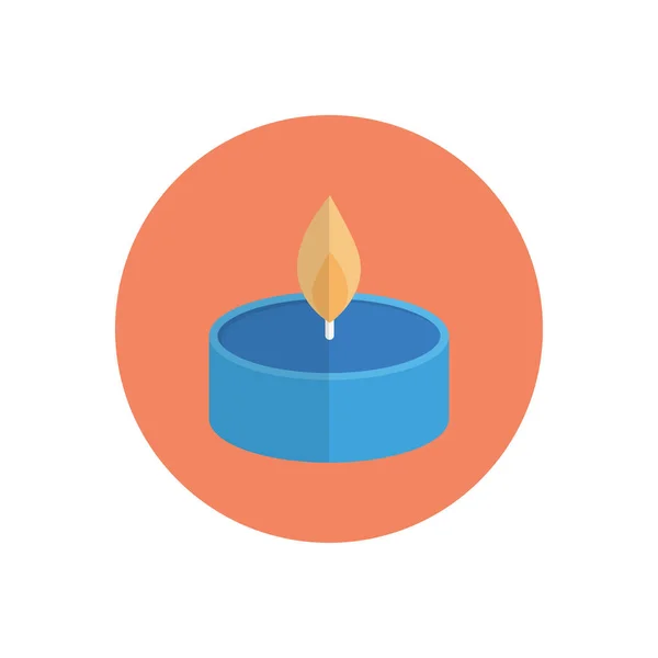 Diwali Vector Flat Color Icon — Stock Vector