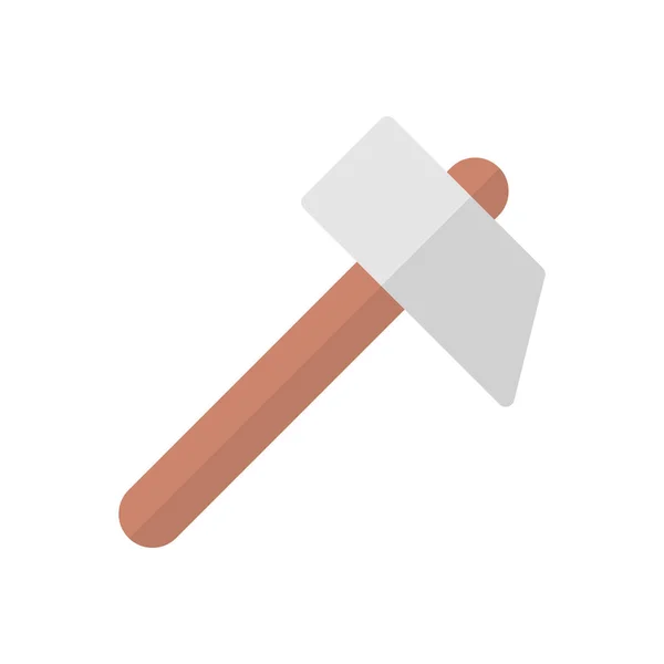 Hammer Vector Flat Color Icon — Stock Vector