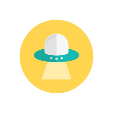 yabancı gemi vektörü düz renk simgesi