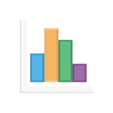grafik vektörü düz renk simgesi