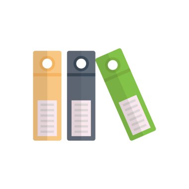 arşiv vektörü düz renk simgesi