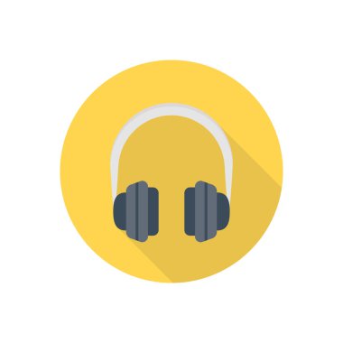 hava telefonu vektörü düz renk simgesi