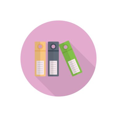 arşiv vektörü düz renk simgesi