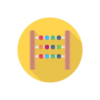 hesaplama vektörü düz renk simgesi