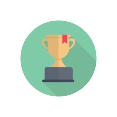 fincan vektörü düz renk simgesi