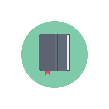 yer imi vektörü düz renk simgesi