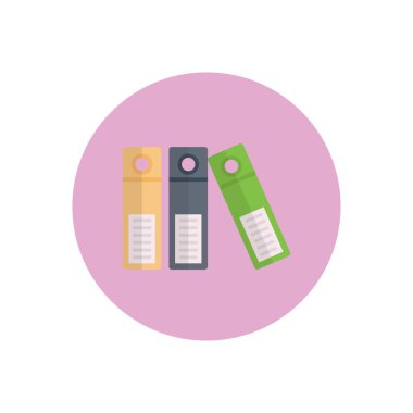 arşiv vektörü düz renk simgesi