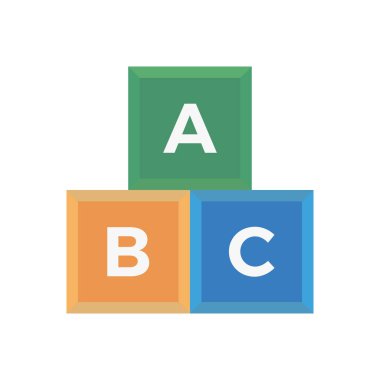 blok vektör düz renk simgesi