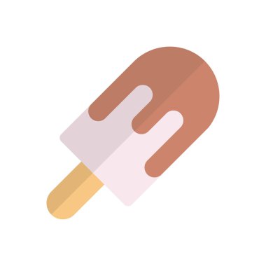 tatlı vektör düz renk simgesi