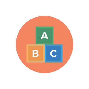 blok vektör düz renk simgesi